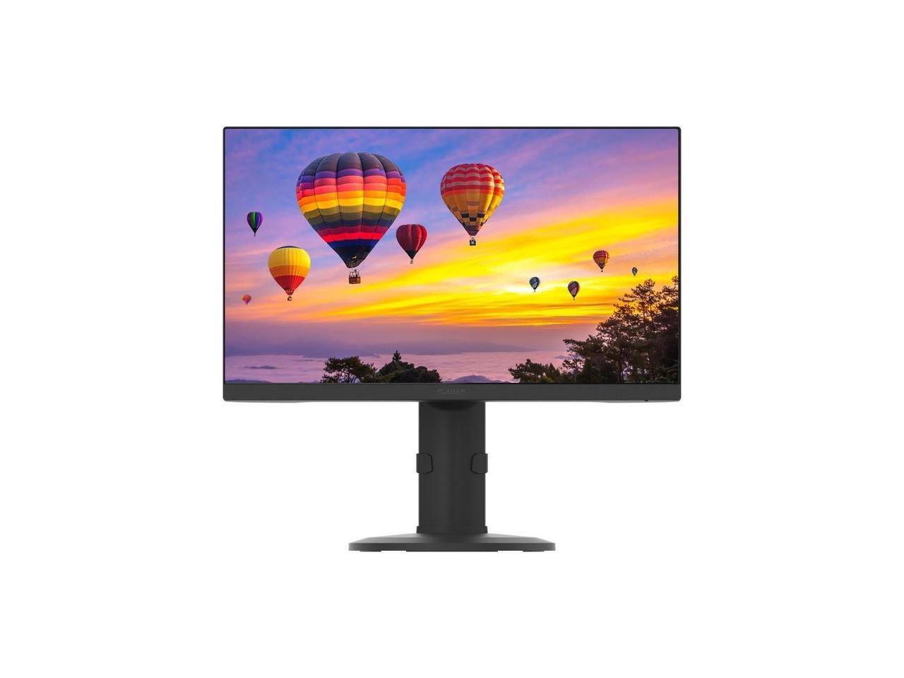 Front. Planar - Planar PZN2410 23.8" 1920x1080 Full HD 6ms 50Hz LCD IPS Display Computer Monitor - Black.