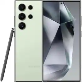 Samsung - Refurbished Excellent - Galaxy S24 Ultra 5G S928U (Fully Unlocked) 256GB - Titanium Green