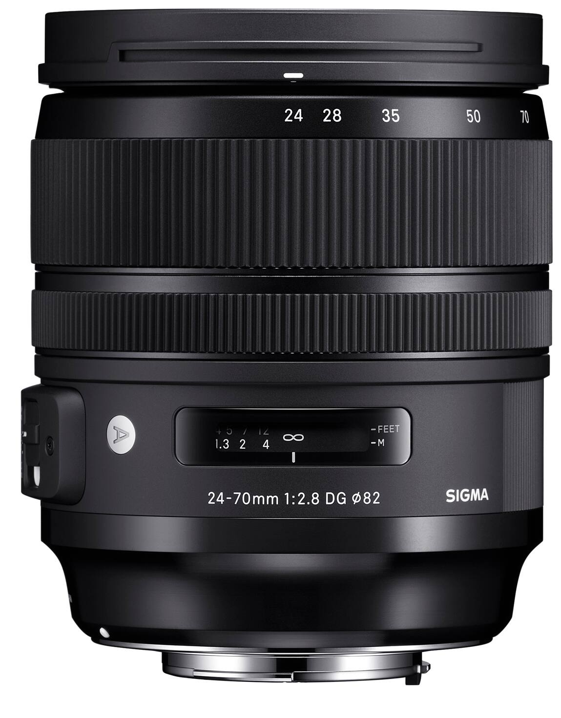 24 28 35 50 70  
C+ / 1.3 2 12 4 8  
I - FEET - M  
24-70mm 1:2.8 DG 82  
SIGMA