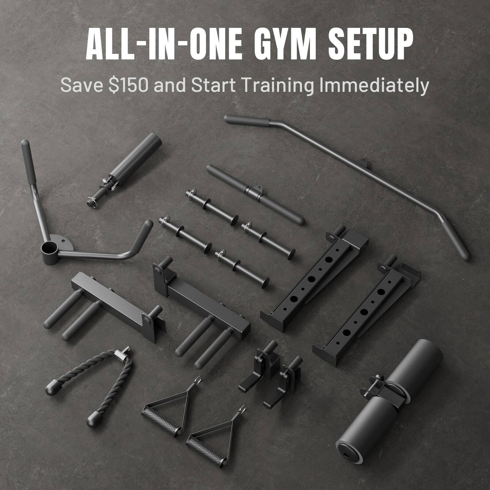 ALL-IN-ONE GYM SETUP  
Save $150 and Start Training Immediately
