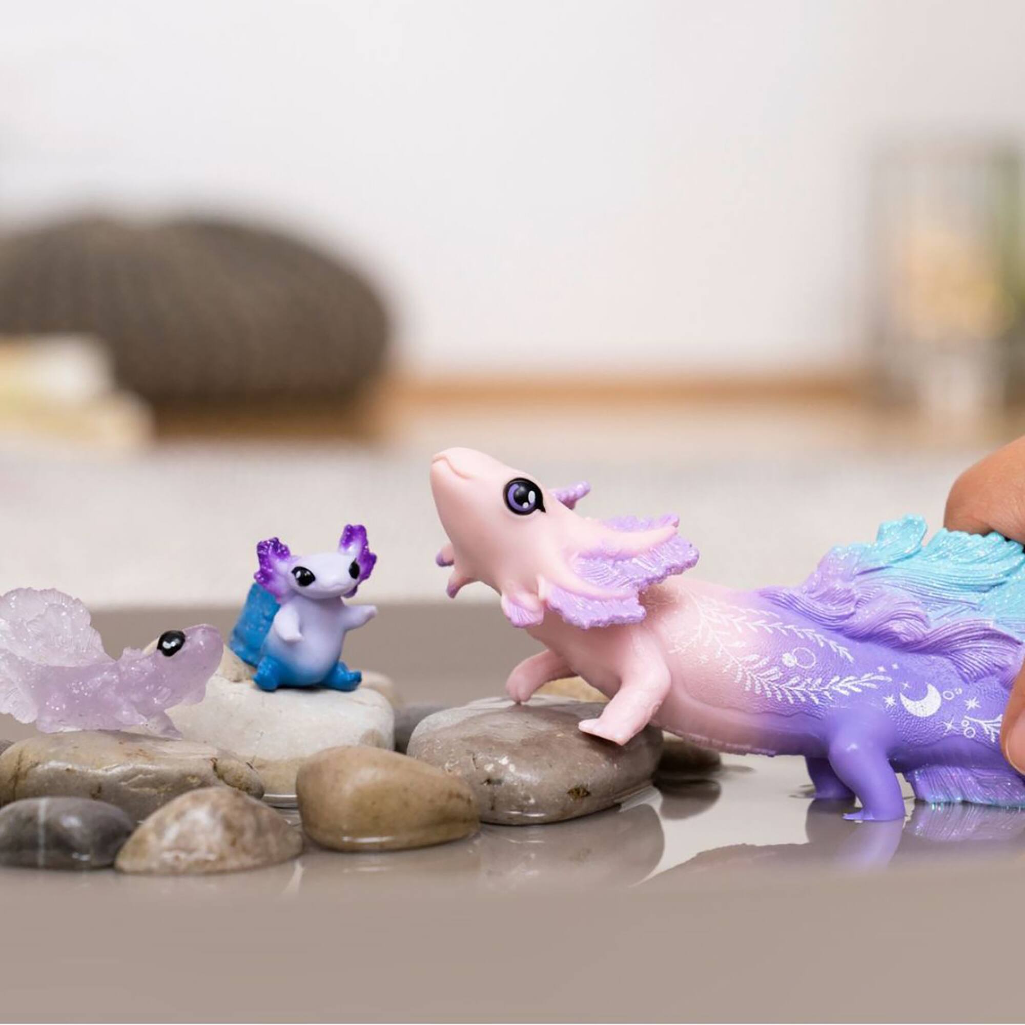 Left. Schleich - Bayala: Axolotl Discovery Set.