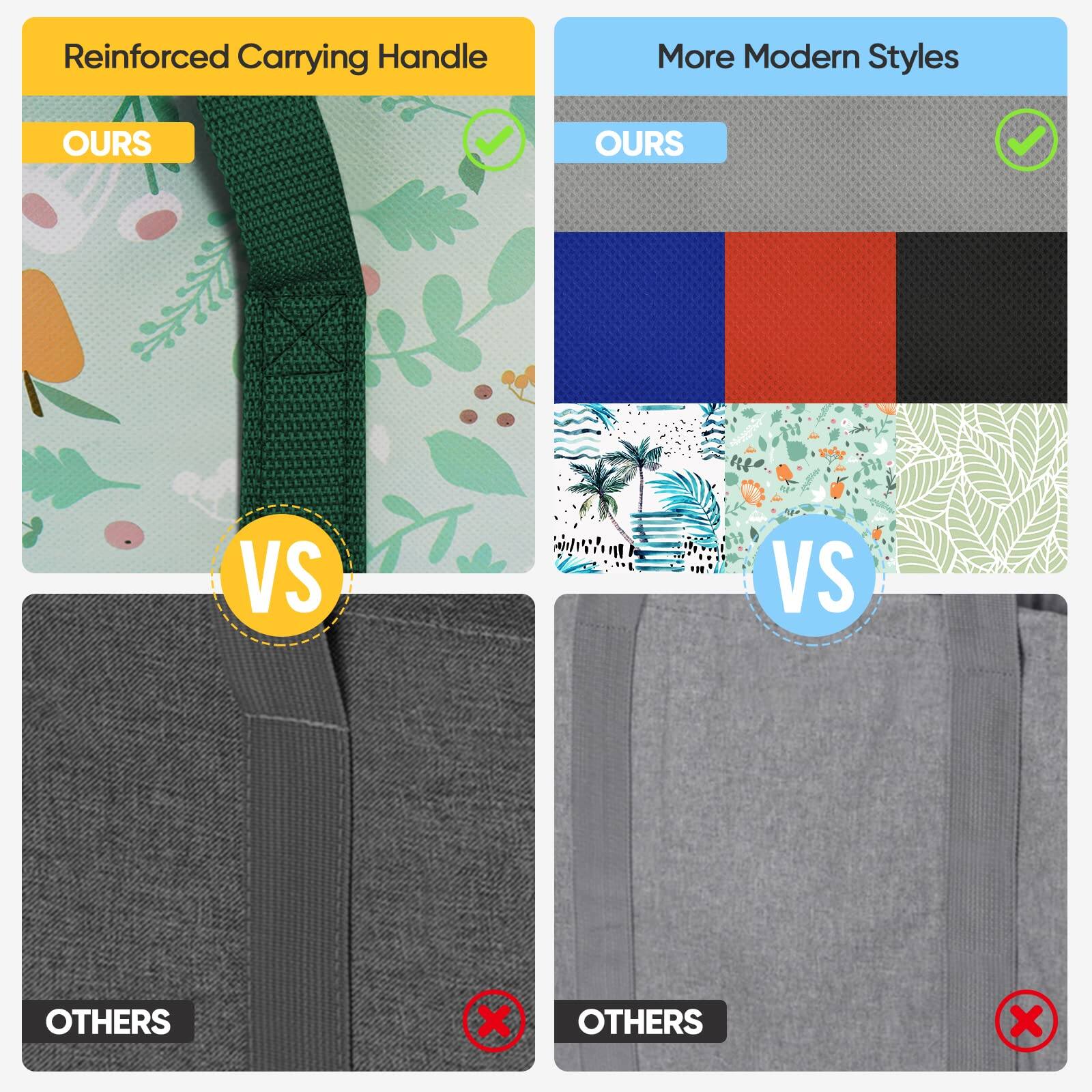 Reinforced Carrying Handle  
OURS  
VS  
OTHERS  

More Modern Styles  
OURS  
VS  
OTHERS