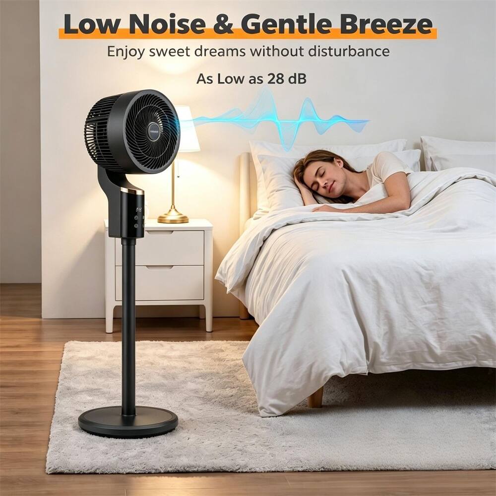 Low Noise & Gentle Breeze  
Enjoy sweet dreams without disturbance  
As Low as 28 dB