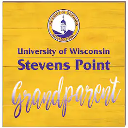 Jardine - Wisconsin-Stevens Point Pointers 10'' x 10'' Grandparent Plaque - Purple