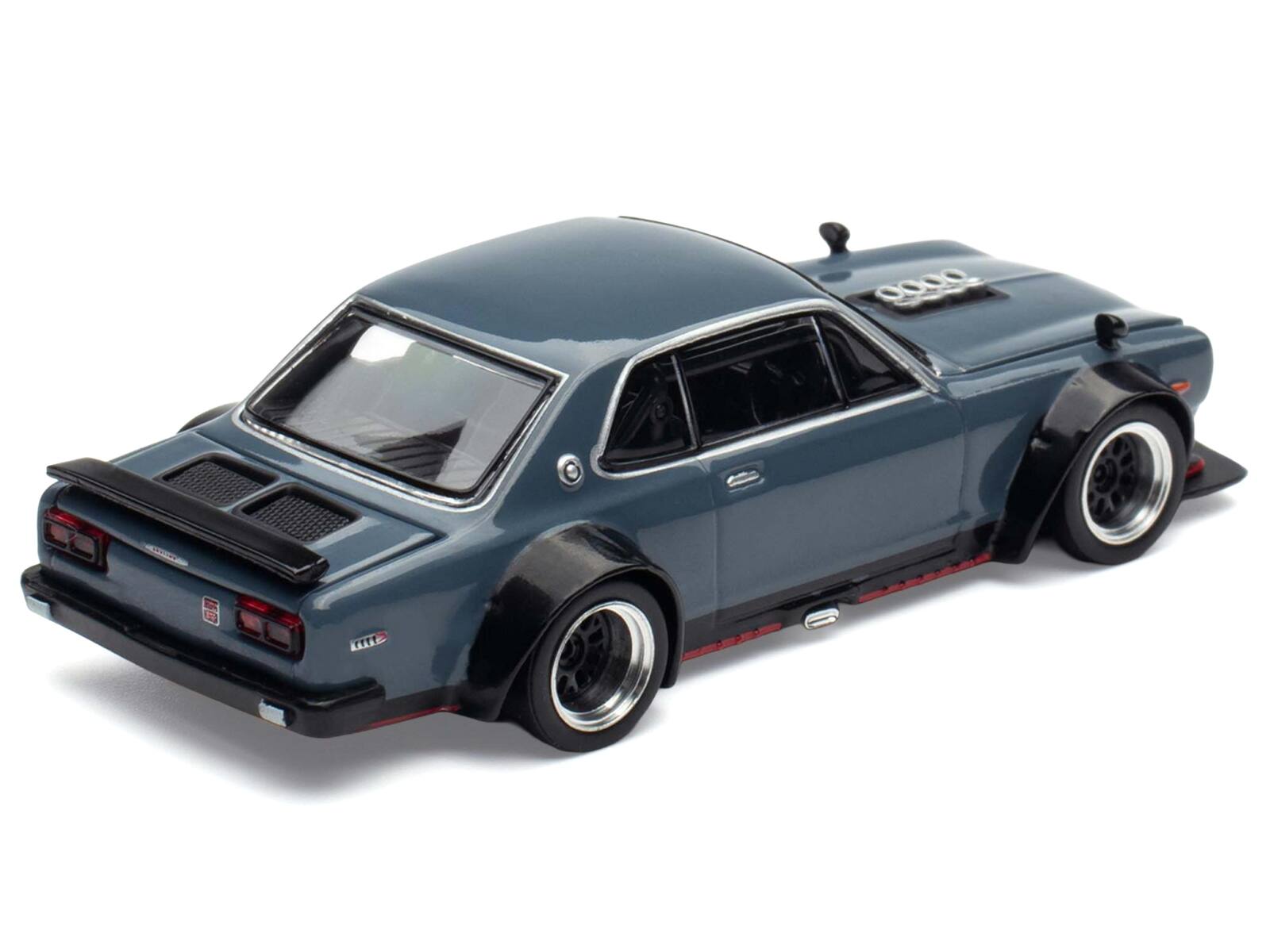 Alt View 5. Pop Race - Skyline GT-R V8 Drift "Hakosuka" RHD Gray "Tokyo Auto Salon Hong Kong 2025" Special Edition 1/64 Model Car by Pop Race.