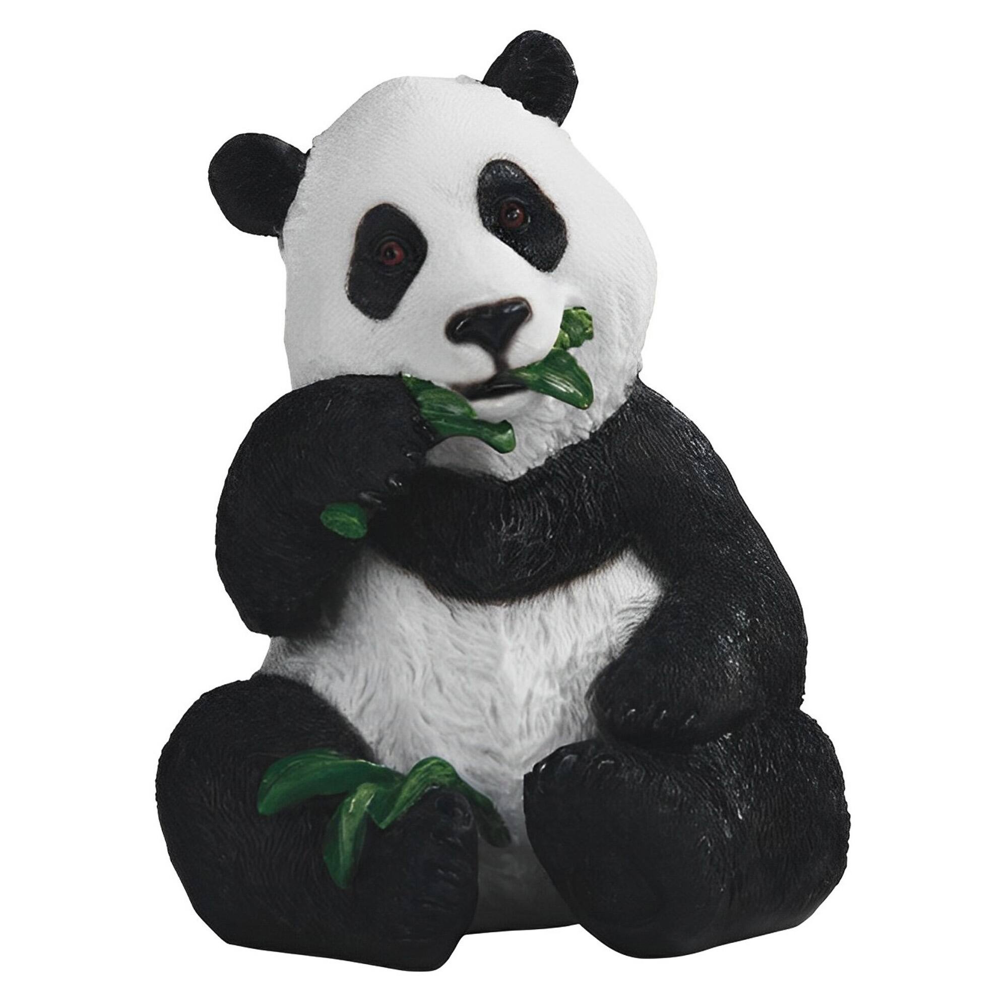 Front. FC Design - FC Design 8.25"H Panda with Bamboo Figurine Statue Office Desk Tabletop Home Decor Gift - Multi-Color.