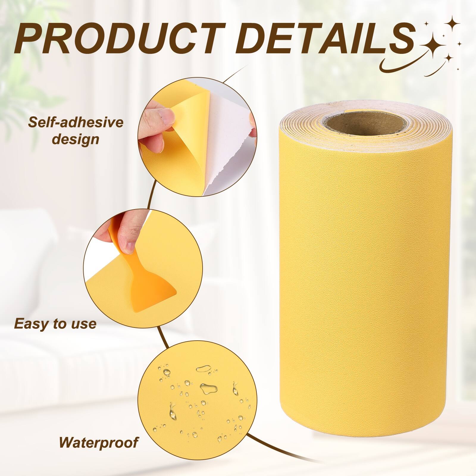 PRODUCT DETAILS

- Self-adhesive design
- Easy to use
- Waterproof