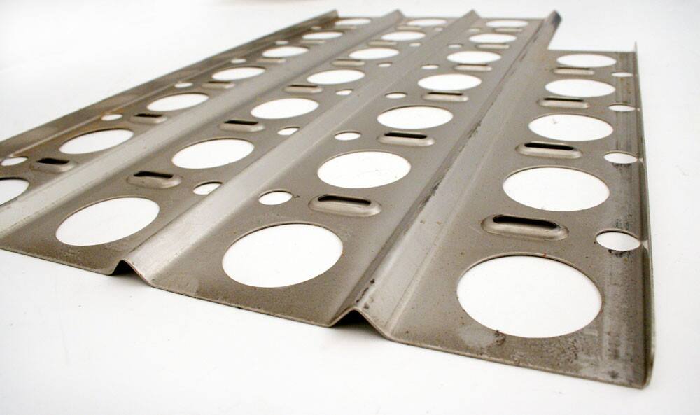 Alt View 4. Appliance Factory Parts - Appliance Factory Parts - 9102800000 STAINLESS STEEL HEAT PLATE grates, heat plates, and angles.