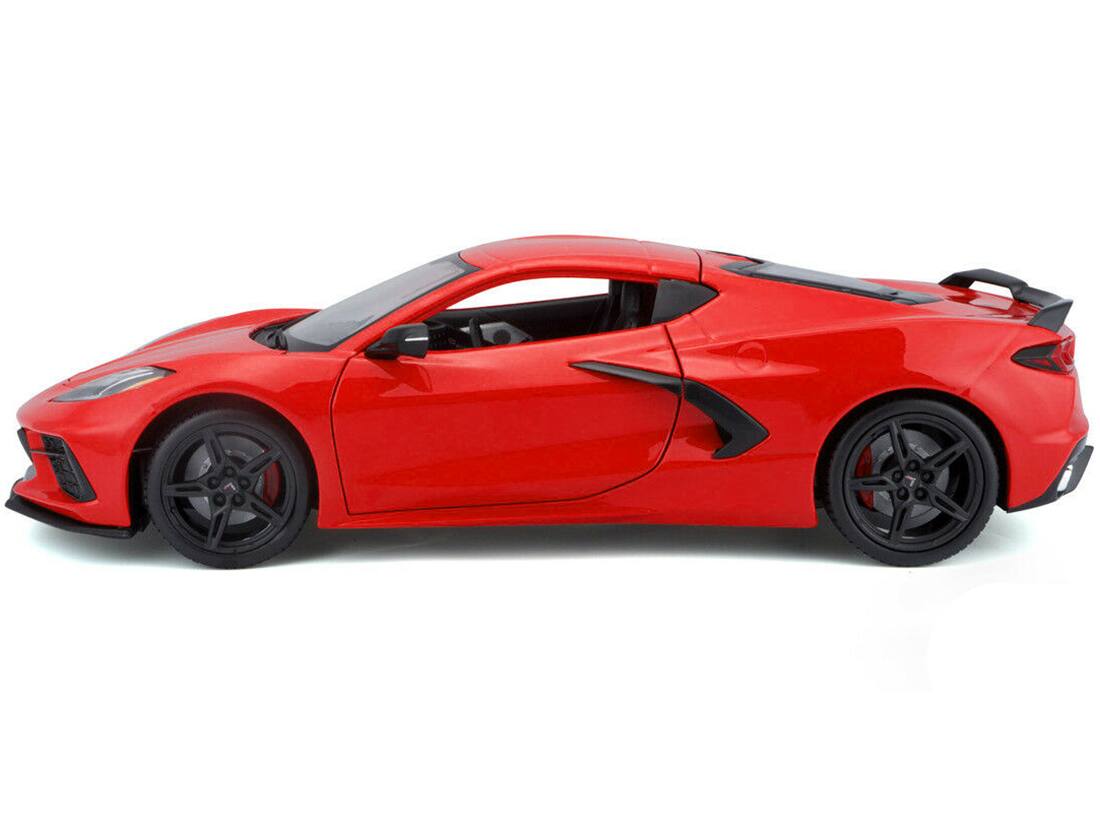 Alt View 2. Maisto - 2020 Chevrolet Corvette Stingray C8 Red 1/18 Diecast Model Car by Maisto.