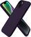 Front. Ornarto - ORNARTO Compatible with iPhone 14 Case 6.1", Slim Liquid Silicone 3 Layers Full Covered Protective Cover-Elderberry - Elderberry.