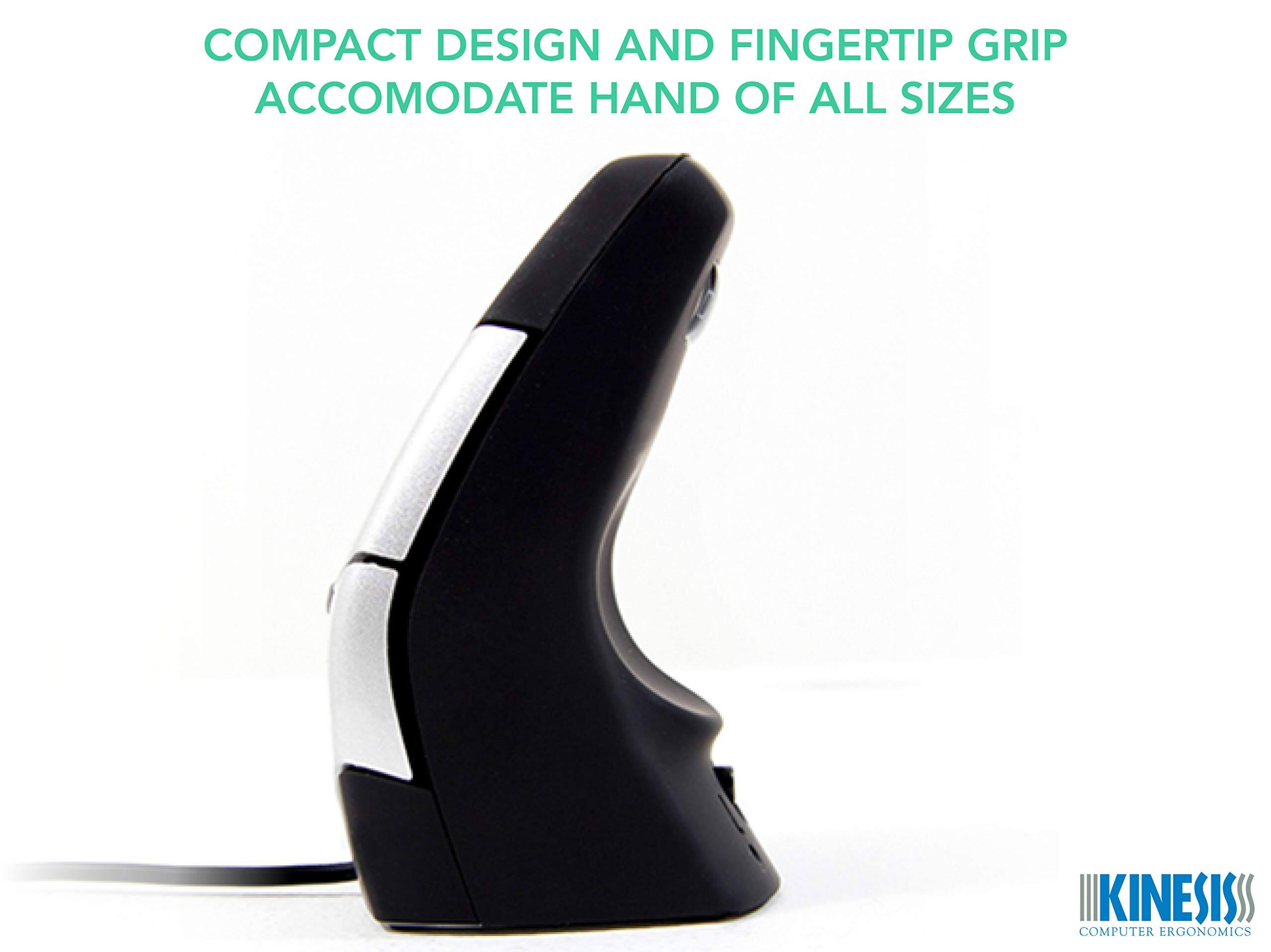 COMPACT DESIGN AND FINGERTIP GRIP ACCOMMODATE HAND OF ALL SIZES

KINESISS
COMPUTER ERGONOMICS