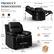 **PRODUCT DIMENSIONS**
Measurement, Please Allow ±0.4" Error
- Brown
- Black
- 36.6" (93cm)
- 15.7" (40cm)
- 53.5" (136cm)
- 36.2" (92cm)
- 24.0" (61cm)
- 20.5" (52cm)
- 39.0" (99cm)
- 21.3" (54cm)
- 18.5" (47cm)
- 31.9" (81cm)
**Suitable For Height:** 5'1"-6"
**Weight Capacity:** 400lbs
**Number of packages:** 1 Boxes