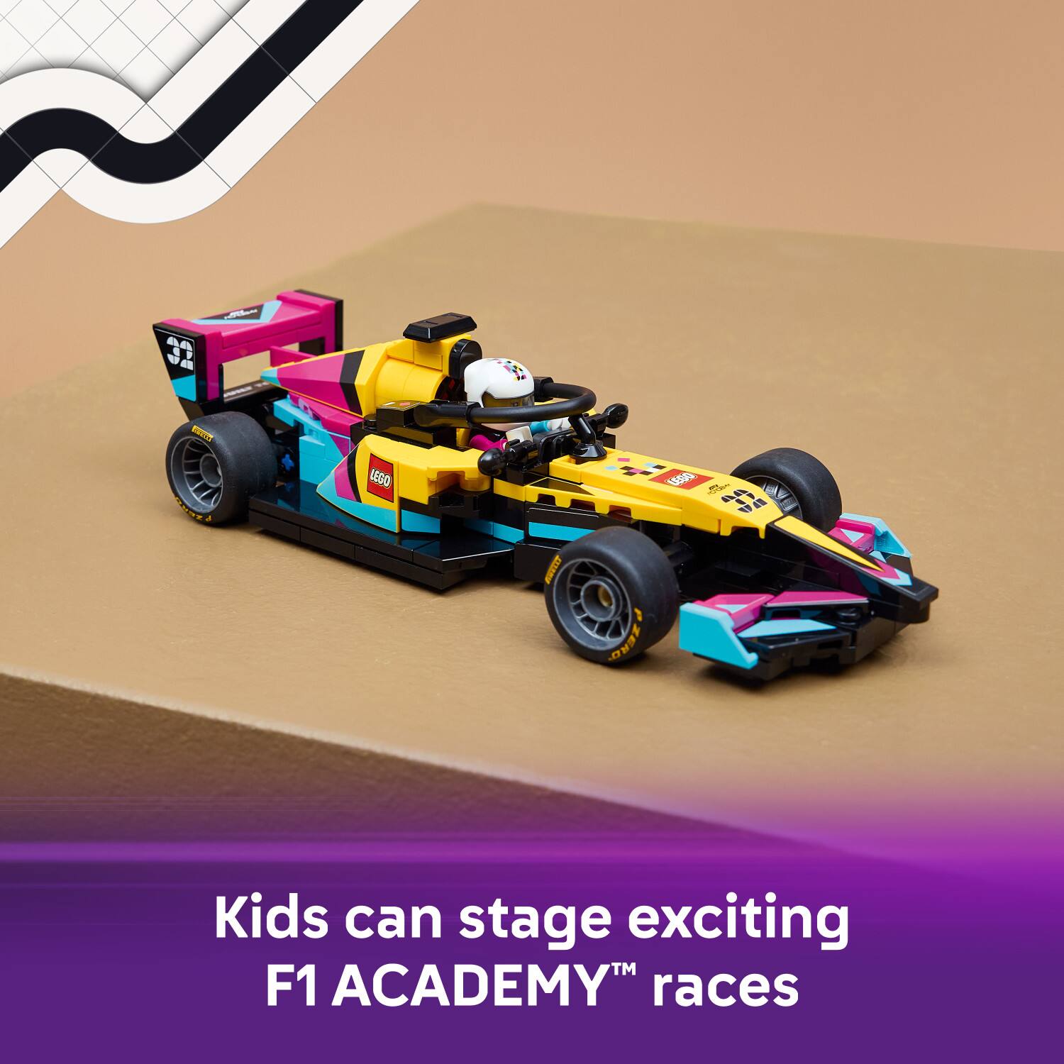 Kids can stage exciting F1 ACADEMY™ races