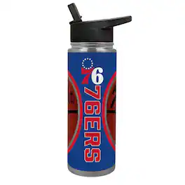 Great American Products - Philadelphia 76ers 24oz. Jr. Thirst Game Ball Hydration Bottle - Brown