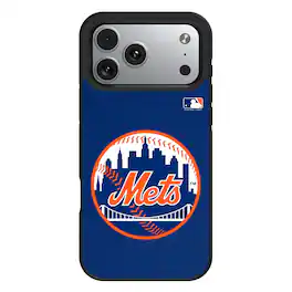 Keyscaper - MLB - New York Mets - Personalized Bump Case with 8.2ft Drop Protection - 16 Plus - Multicolor