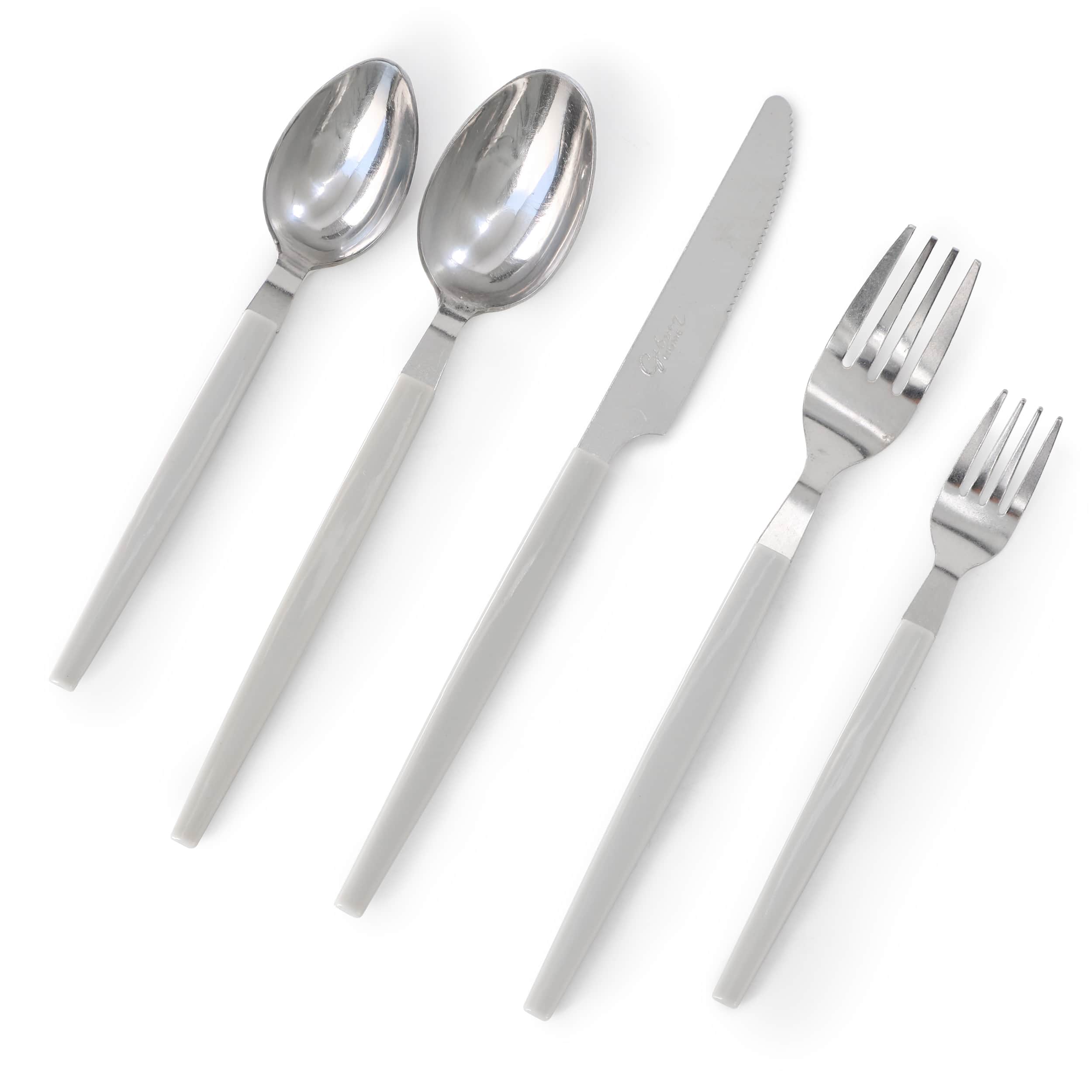 Gibson Home Edzelle 48 Piece Stainless Steel Flatware Set with