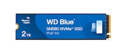 WD Blue SN580 2TB Internal SSD PCIe Gen 4 x4 NVMe WDBWMY0020BBL WD Blue SN580 2TB Internal SSD PCIe Gen 4 x4 NVMe WDBWMY0020BBL