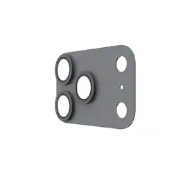 UAG - iPhone 18 Pro Glass Camera Lens Protector & Camera Plate Protector, Aluminosilicate Glass & Aluminum Backplate - Space Gray