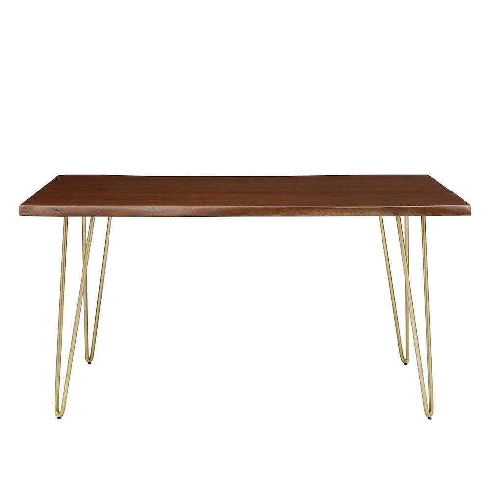 Alt View 4. Modway - Ardor 60" Live Edge Acacia Wood Acacia Wood Dining Table - Brown.