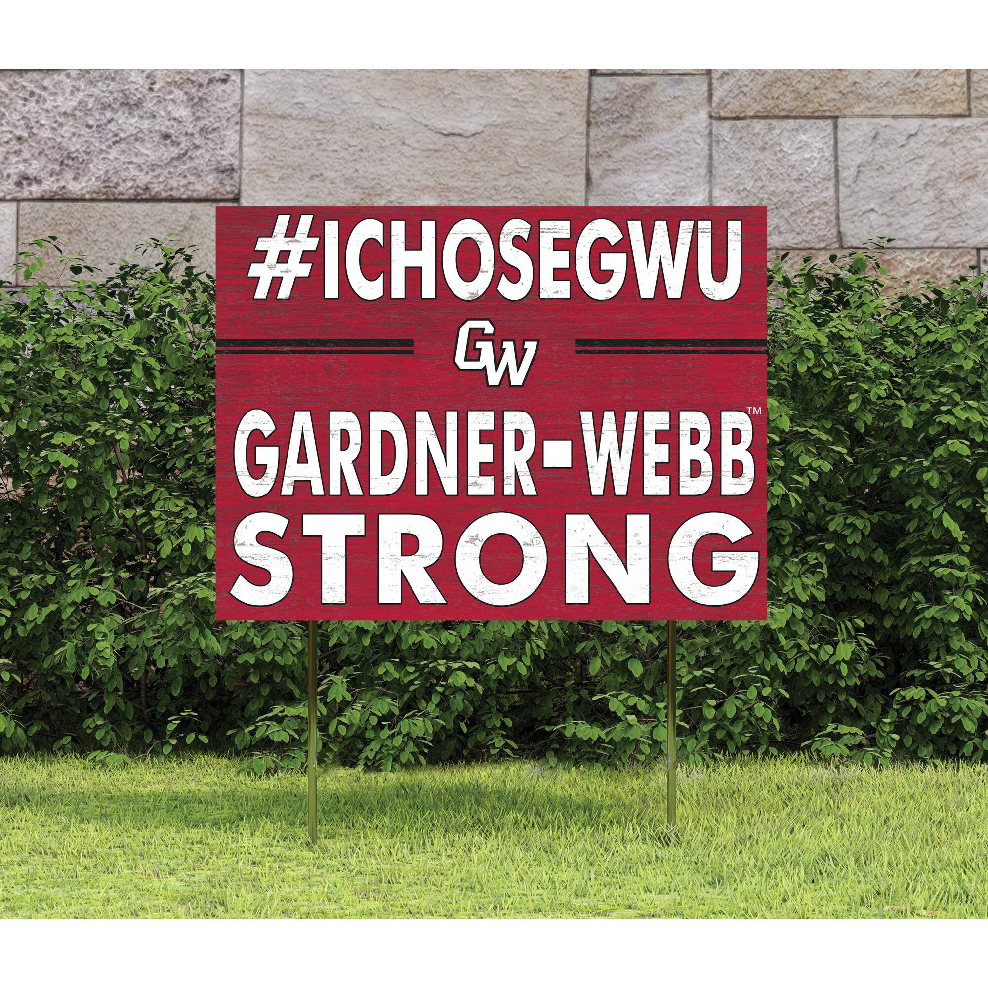 #ICHOOSEGWU  
GW  
GARDNER-WEBB  
STRONG