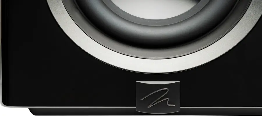 Alt View 18. MartinLogan - Abyss 10, 10” Hybrid, Powered Subwoofer, with Magnitude MT-1.6kW Amplifier, Sub Control App, and Wireless Built-In - Gloss Black.
