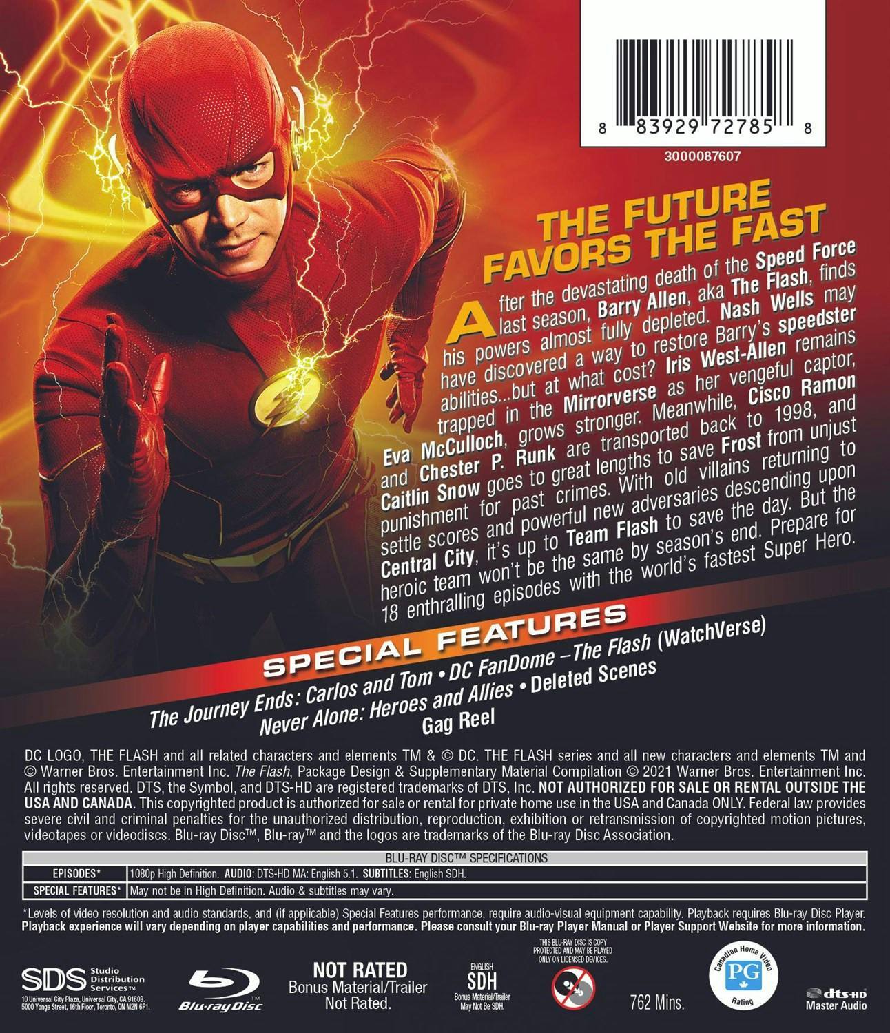 Back. The Flash: The Complete Seventh Season (Box Set) [Blu-ray].