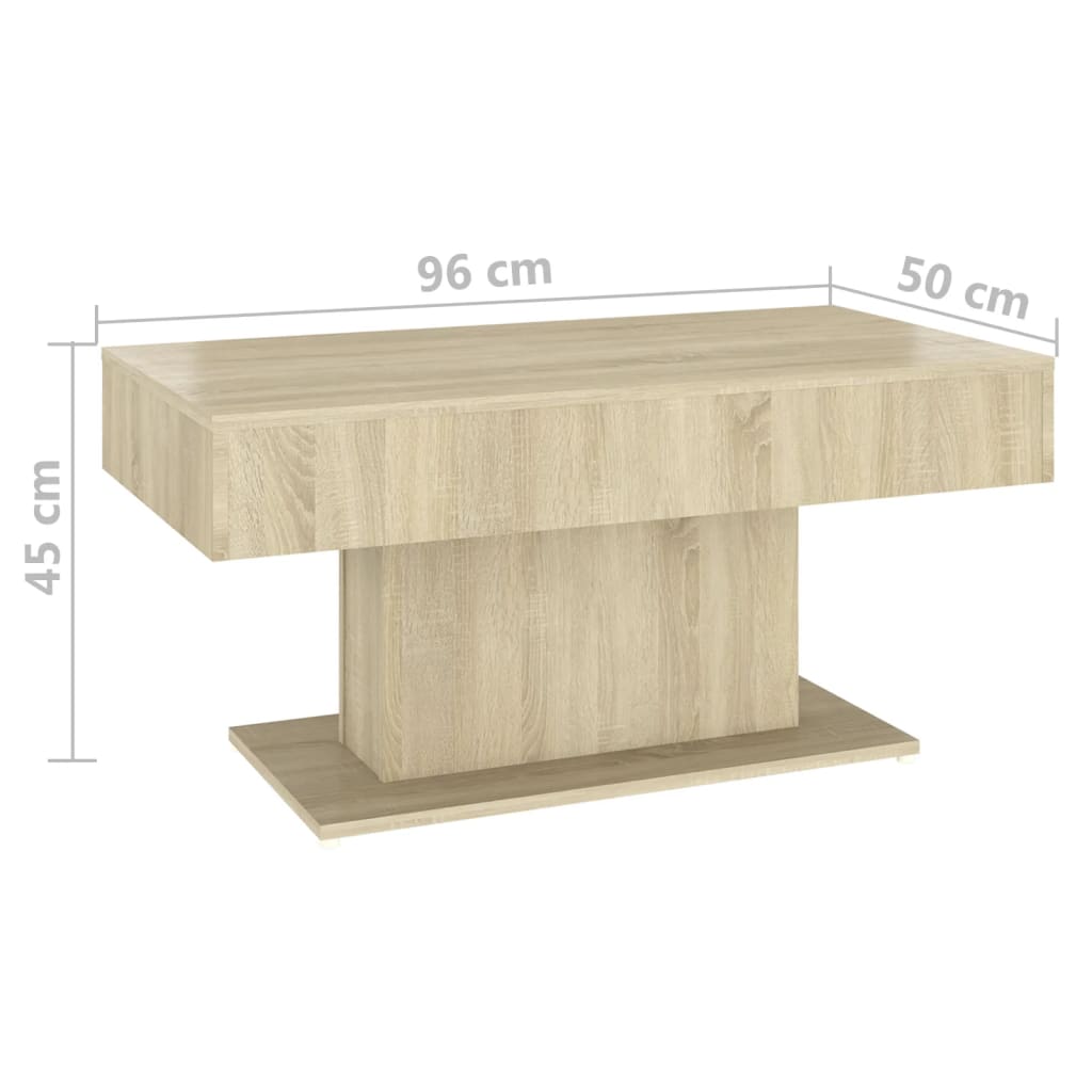 Alt View 5. Boyel Living - 19.7 x 37.8 x 17.7 in. Brown Rectangular Engineered Wood Medium Durable Coffee Table - Brown.