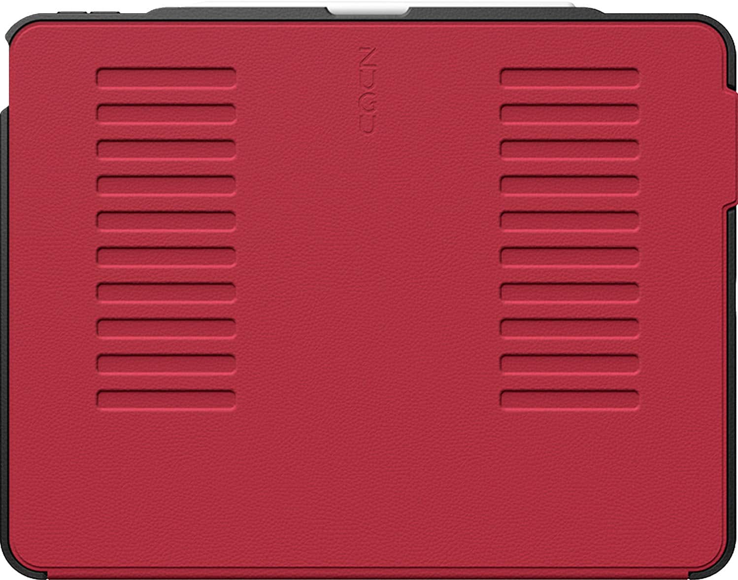 Front. ZUGU - Slim Protective Case for Apple iPad Air 13 M2/M3 (2024/2025) and iPad Pro 12.9 (3rd/4th Generation, 2018/2020) - Red.