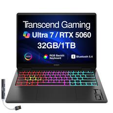 Transcend Gaming Ultra 7 / RTX 5060 32GB/1TB OLED RGB Backlit Keyboard Bluetooth 5.4 OMEN