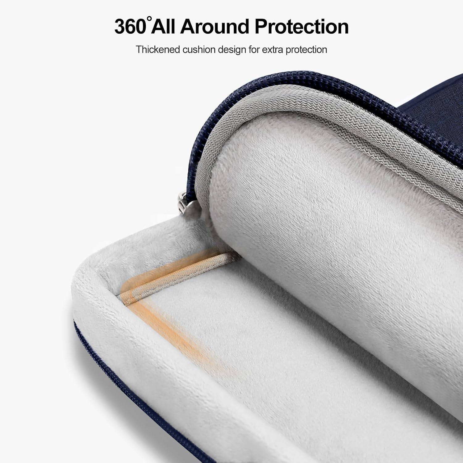 360° All Around Protection  
Thickened cushion design for extra protection