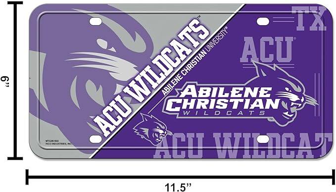ACU Wildcats  
Abilene Christian University  
ACU Wildcats  
11.5"