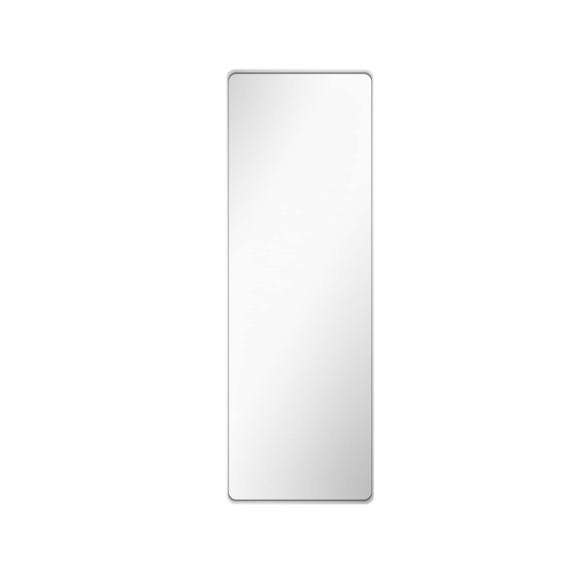 Boyel Living - 22-Inch x 65-Inch Rectangular Aluminum-Framed Bathroom Wall Mirror - White price history on PriceWatchPro