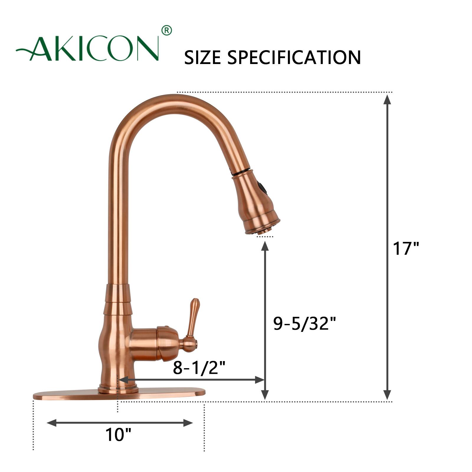 AKICON SIZE SPECIFICATION  
17"  
9-5/32"  
8-1/2"  
10"