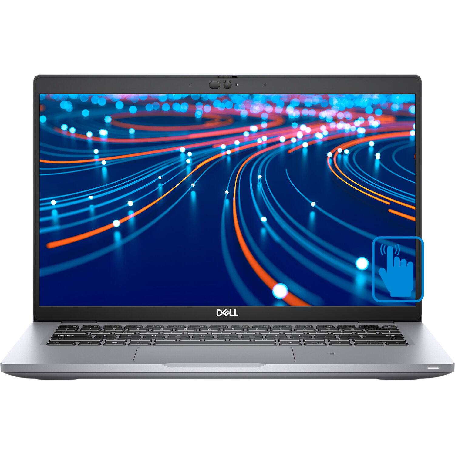 Front. Dell - Latitude 5420 Laptop 14.0 FHD Display (i5-1145G7, 16GB, 512GB SSD, Intel Iris Xe, Win 11 Pro) - Moon Silver.