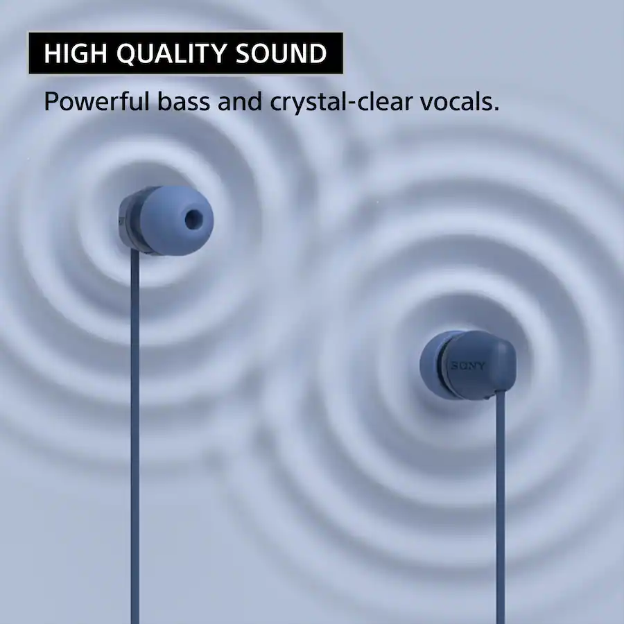 Sony USB C Wired In ear Headphones Blue IEREX15C/L Best Buy