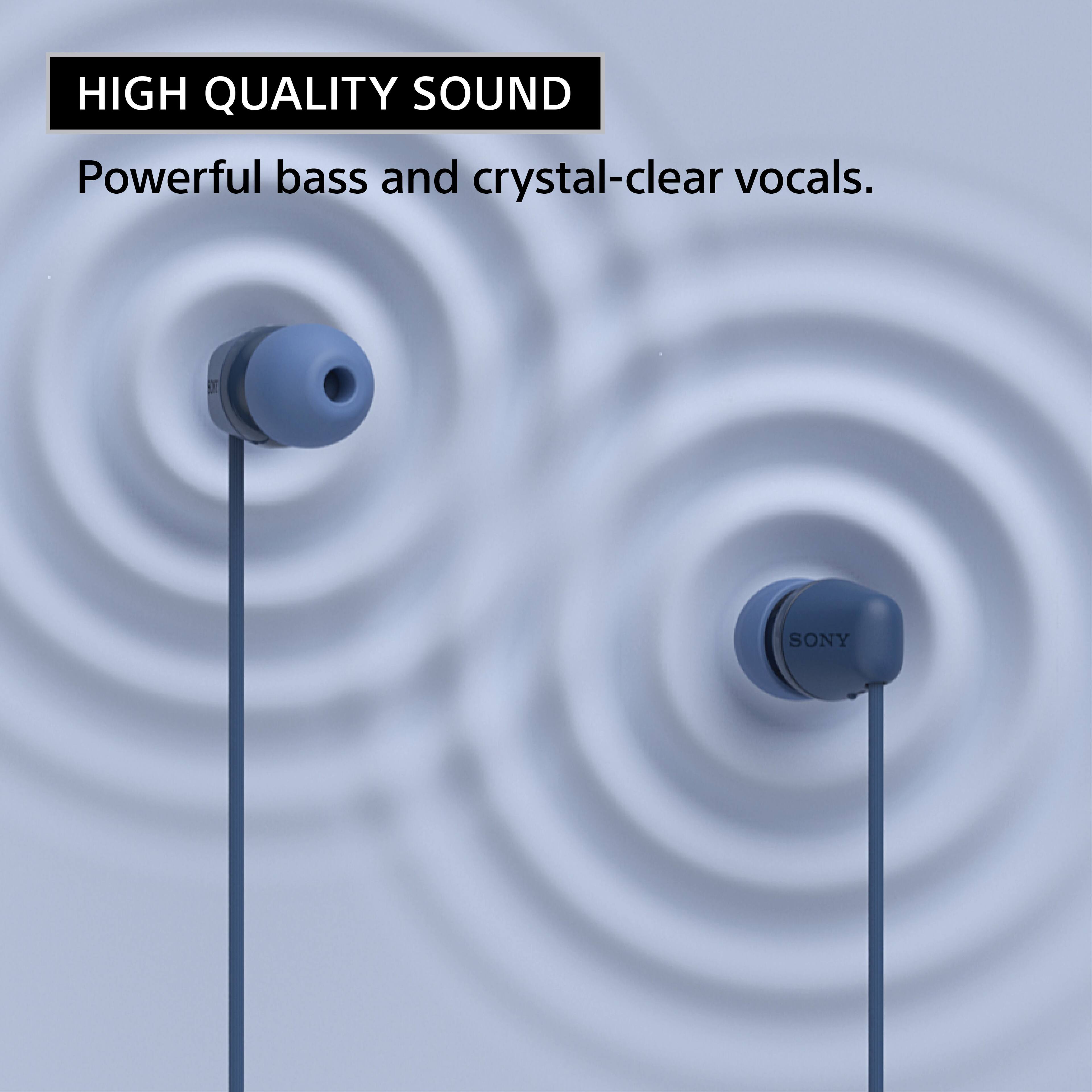 HIGH QUALITY SOUND  
Powerful bass and crystal-clear vocals.  
SONY