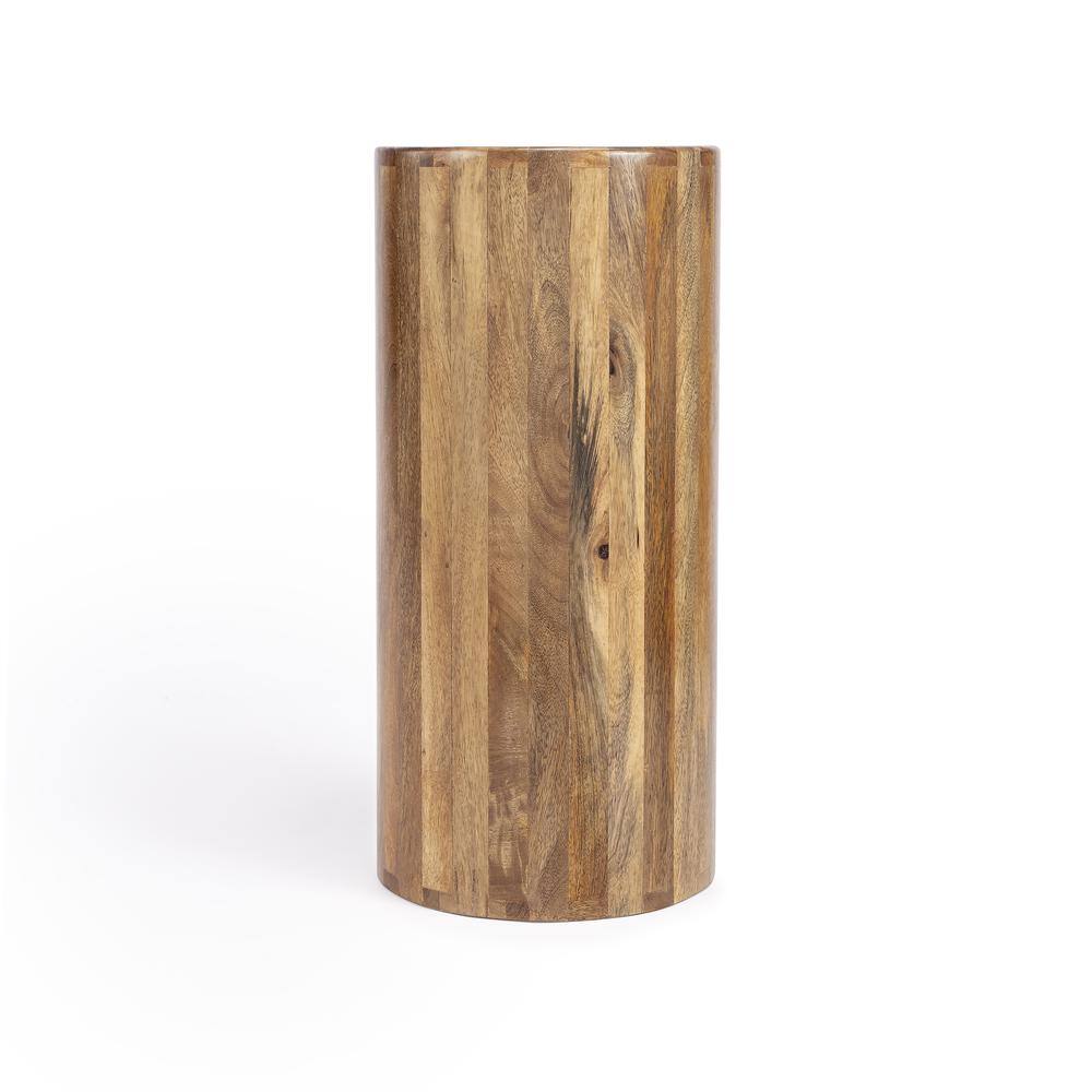 Back. Butler Specialty - Liam Light Wood End Table with Storage - Light Brown.