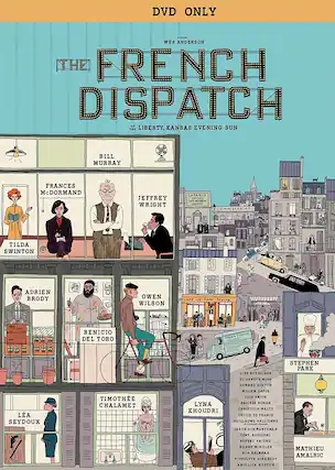 Front. The French Dispatch - DVD.