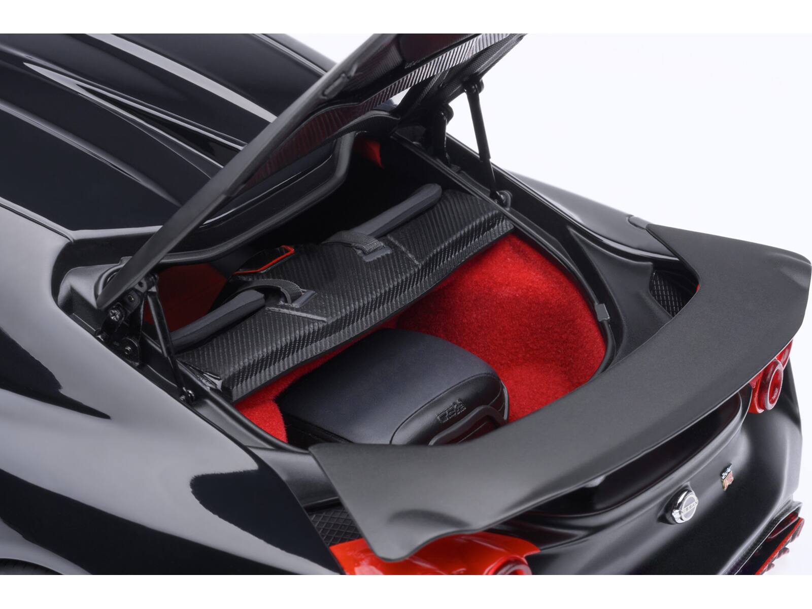 Alt View 1. Autoart - Nissan GT-R50 By ItalDesign Black and Matt Black 1/18 Model Car by Autoart - Matt Black.