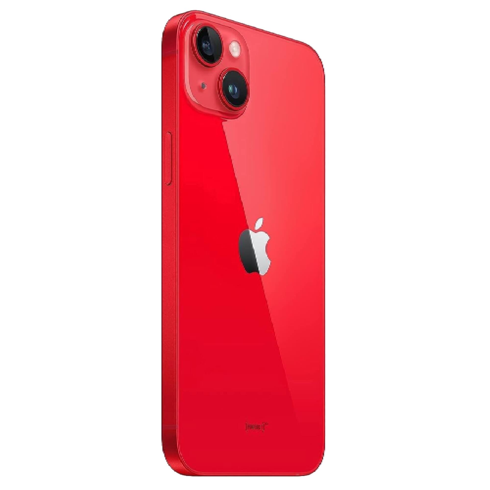 Angle. Apple - Refurbished Apple iPhone 14 Plus A2632 256GB Red (Unlocked) - Red.
