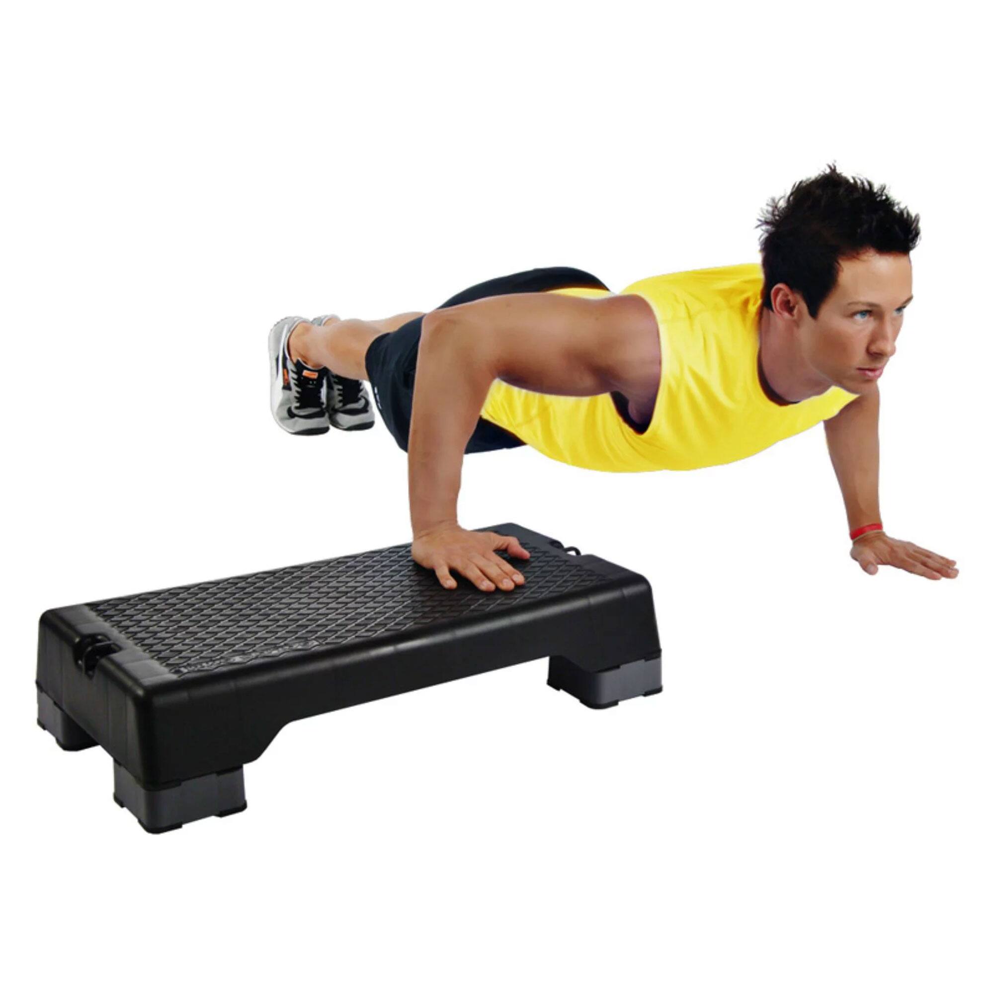 Alt View 5. Stamina Products - Stamina Aerobic Step with Portable and Lightweight Construction for Fitness - Black, Gray.