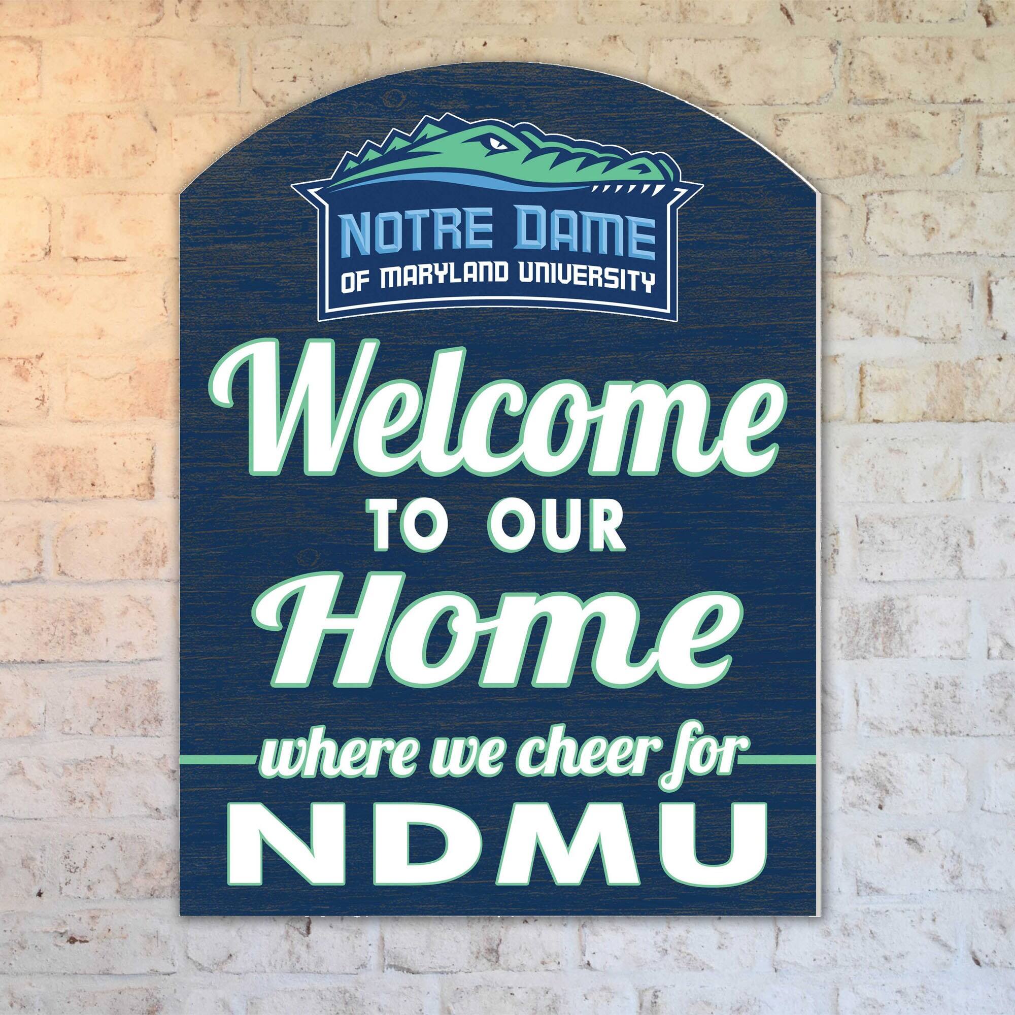 Jardine Notre Dame of Maryland Gators 16'' x 22'' Indoor/Outdoor ...
