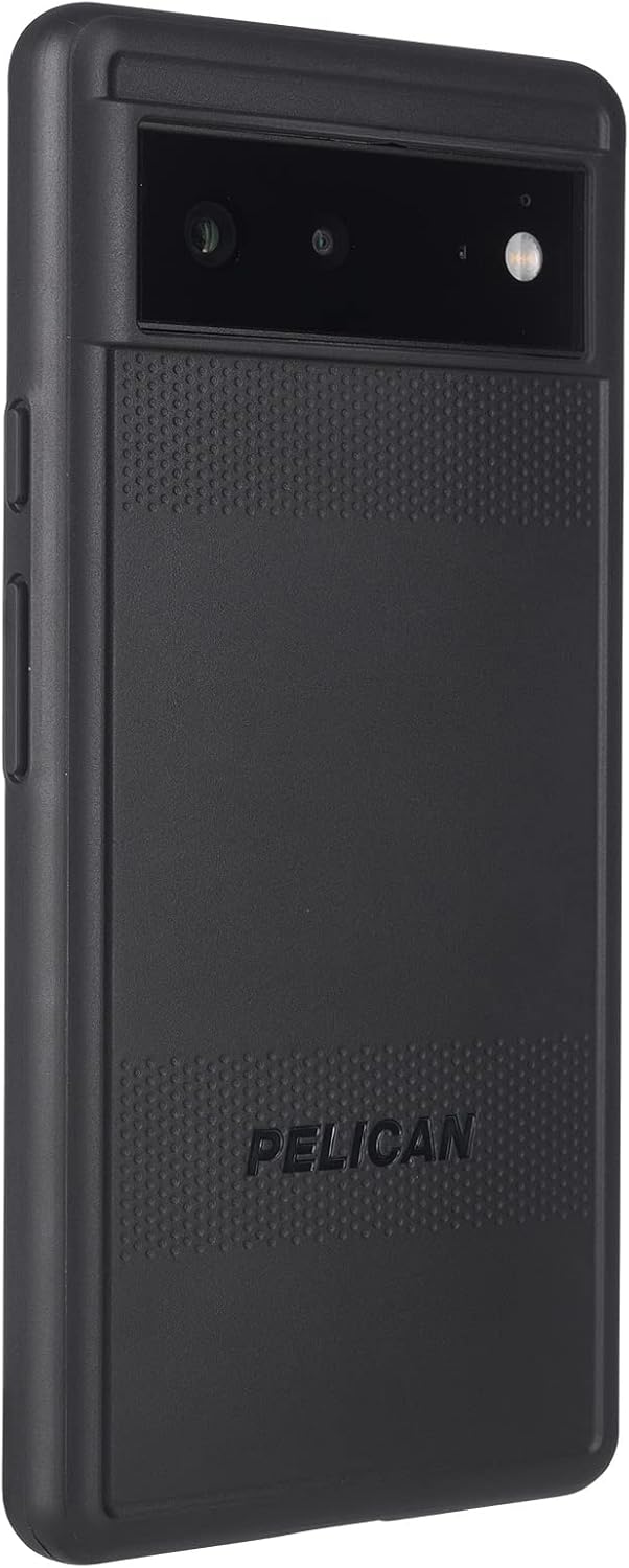 Left. Pelican - Pelican Protector Anti-Microbial Protector Black Case - Google Pixel 6 - Black.
