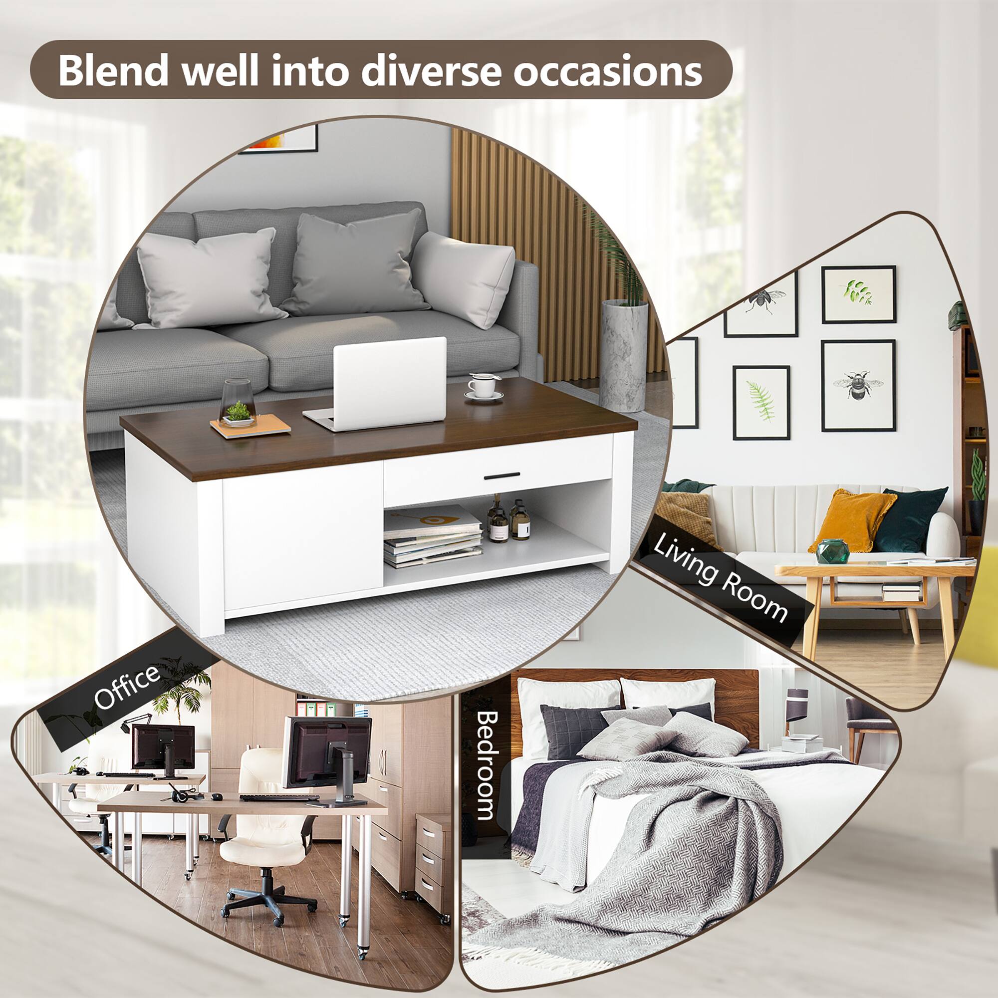 Blend well into diverse occasions: Office, Bedroom, Living Room.