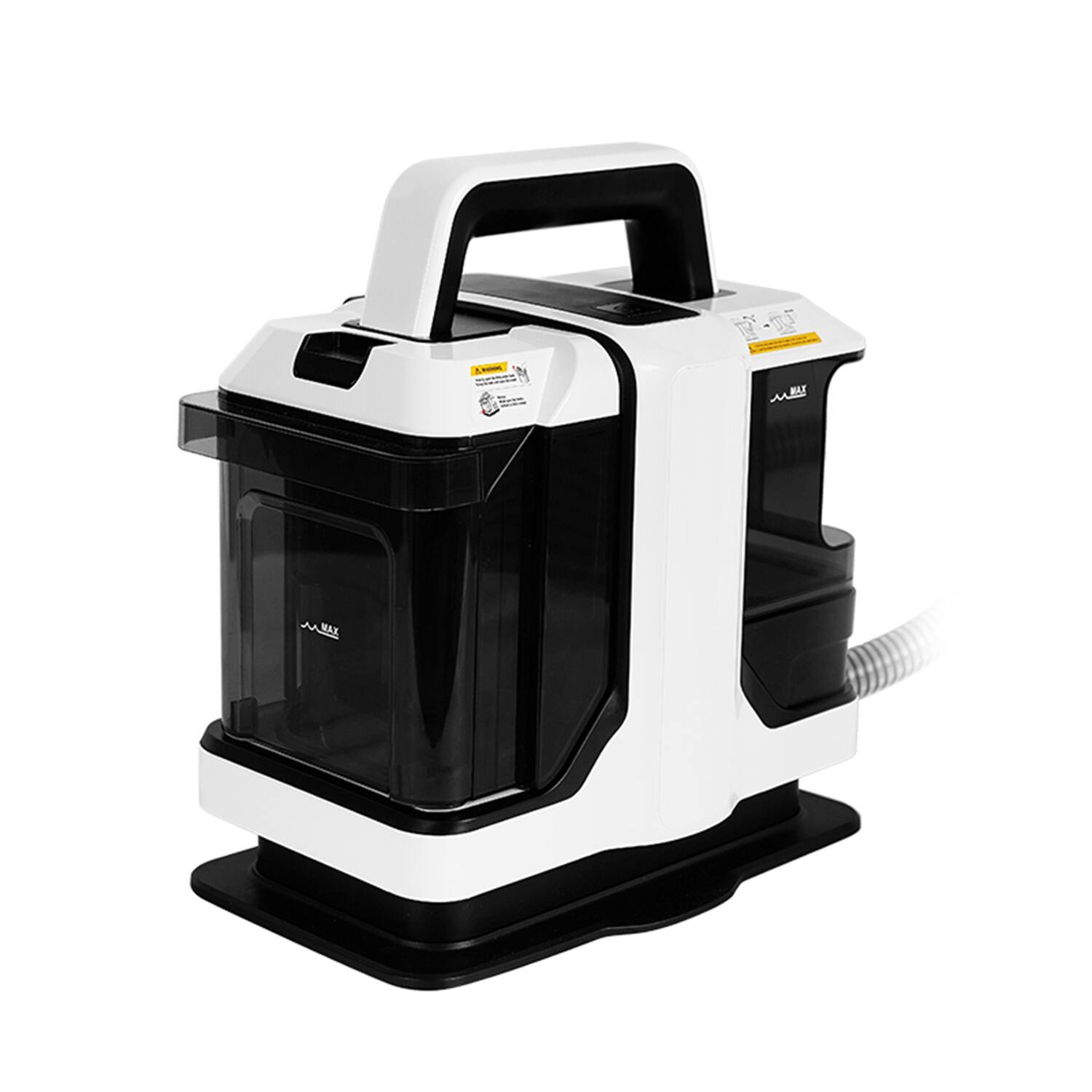 Front. COWLOWN - Portable Carpet and Upholstery Cleaning Machine for Sofas Mattresses and Rugs - Black White.