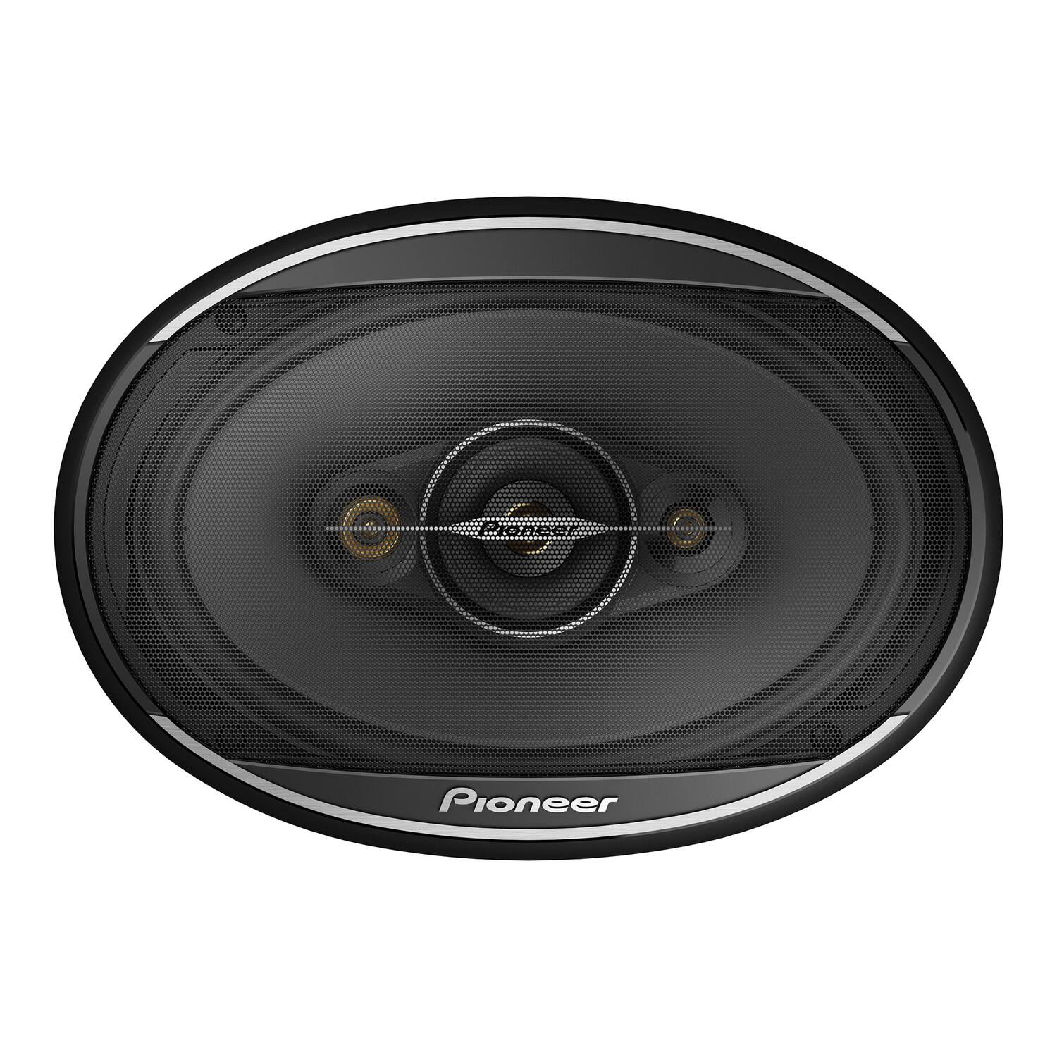 Alt View 1. Pioneer - TS-A6961F 6" x 9" 450W 4-Way Full-Range Coaxial Speakers, Max Power, 2 Pack - Black.
