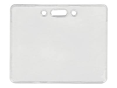 Front. Advantus - ID Badge Holders, 50/Pack - Clear.