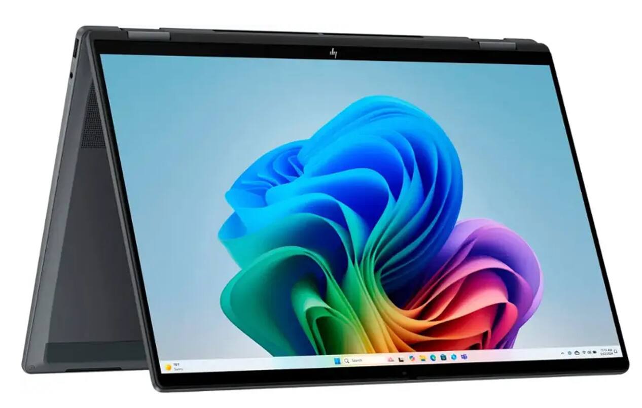 Alt View 2. HP - HP OmniBook X Flip 2-in-1 2-in-1 Laptop 16.0 WUXGA Display (Intel Ultra 7-256V, 16GB LPDDR5X, 1TB SSD, Win 11 Home) - Eclipse Gray.