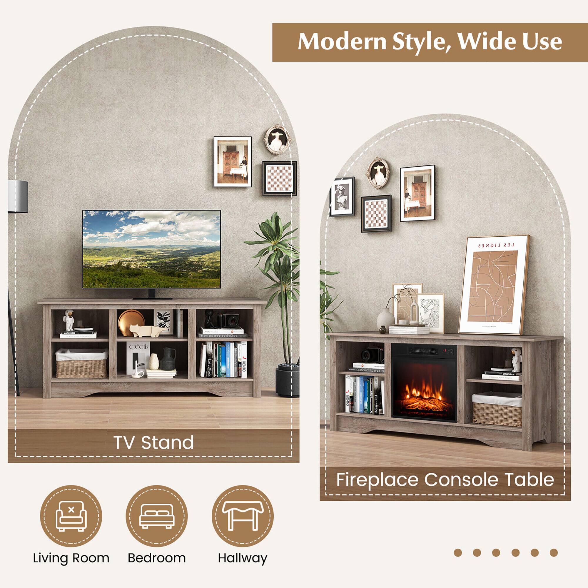 Modern Style, Wide Use

TV Stand

Fireplace Console Table

Living Room Bedroom Hallway