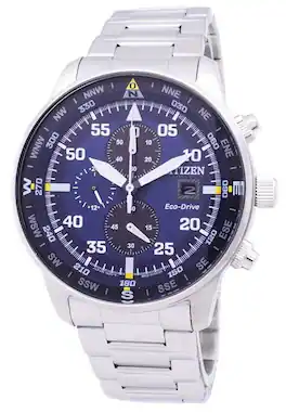 Citizen - Aviator Eco-Drive Chronograph CA0690-88L Men's Watch - Blue
